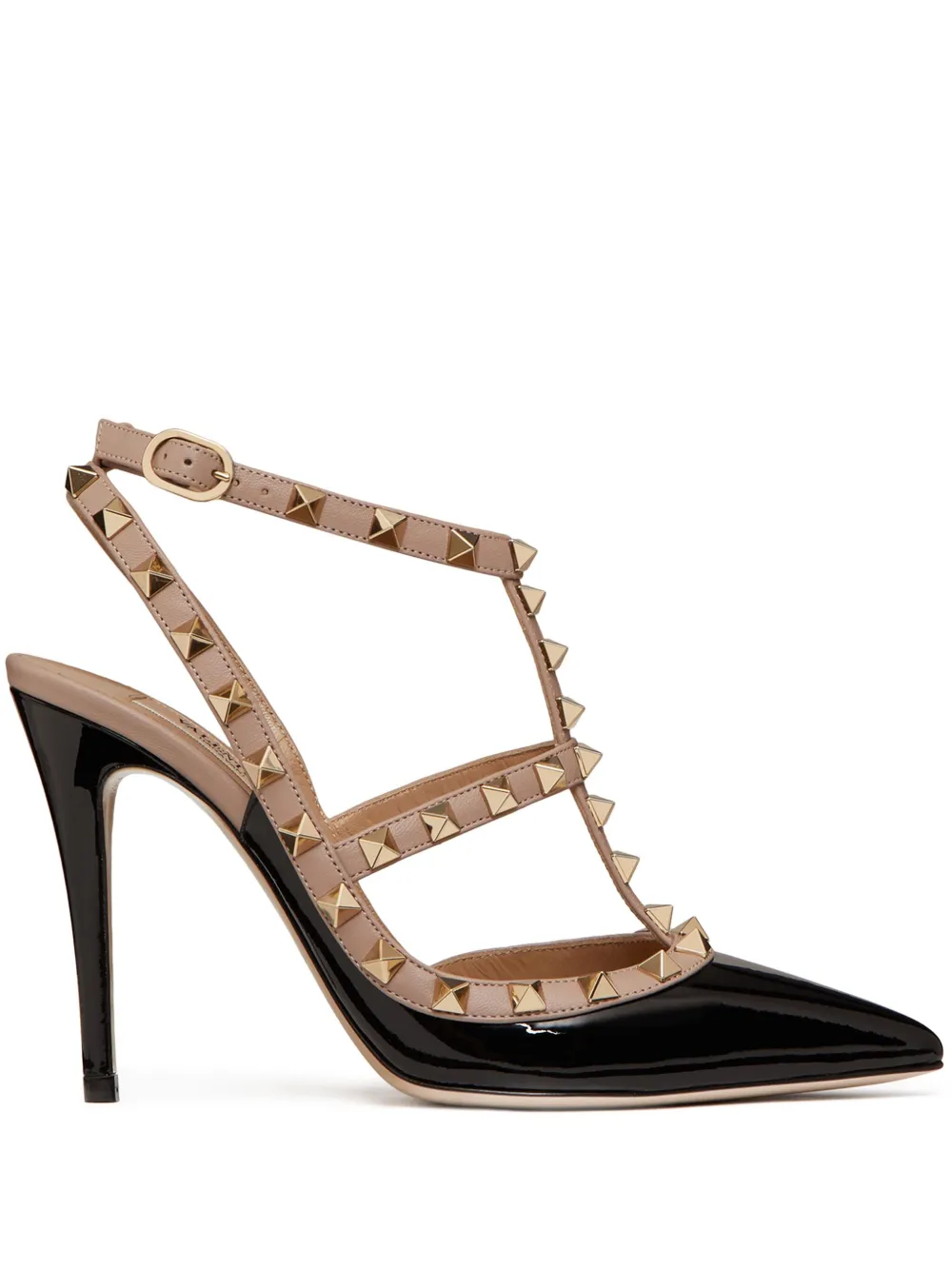 Босоножки Rockstud 100 VALENTINO GARAVANI, черный