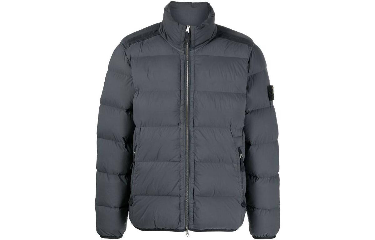 

Пуховик мужской серый Stone Island, серый