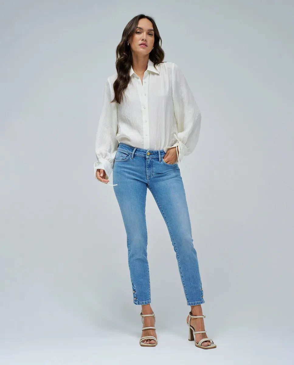 

Женские джинсы Wonder Push Up укороченные скинни Salsa Jeans, синий