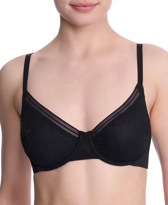 

Женский кружевной бюстгальтер на косточках Love 724351 Natori, черный