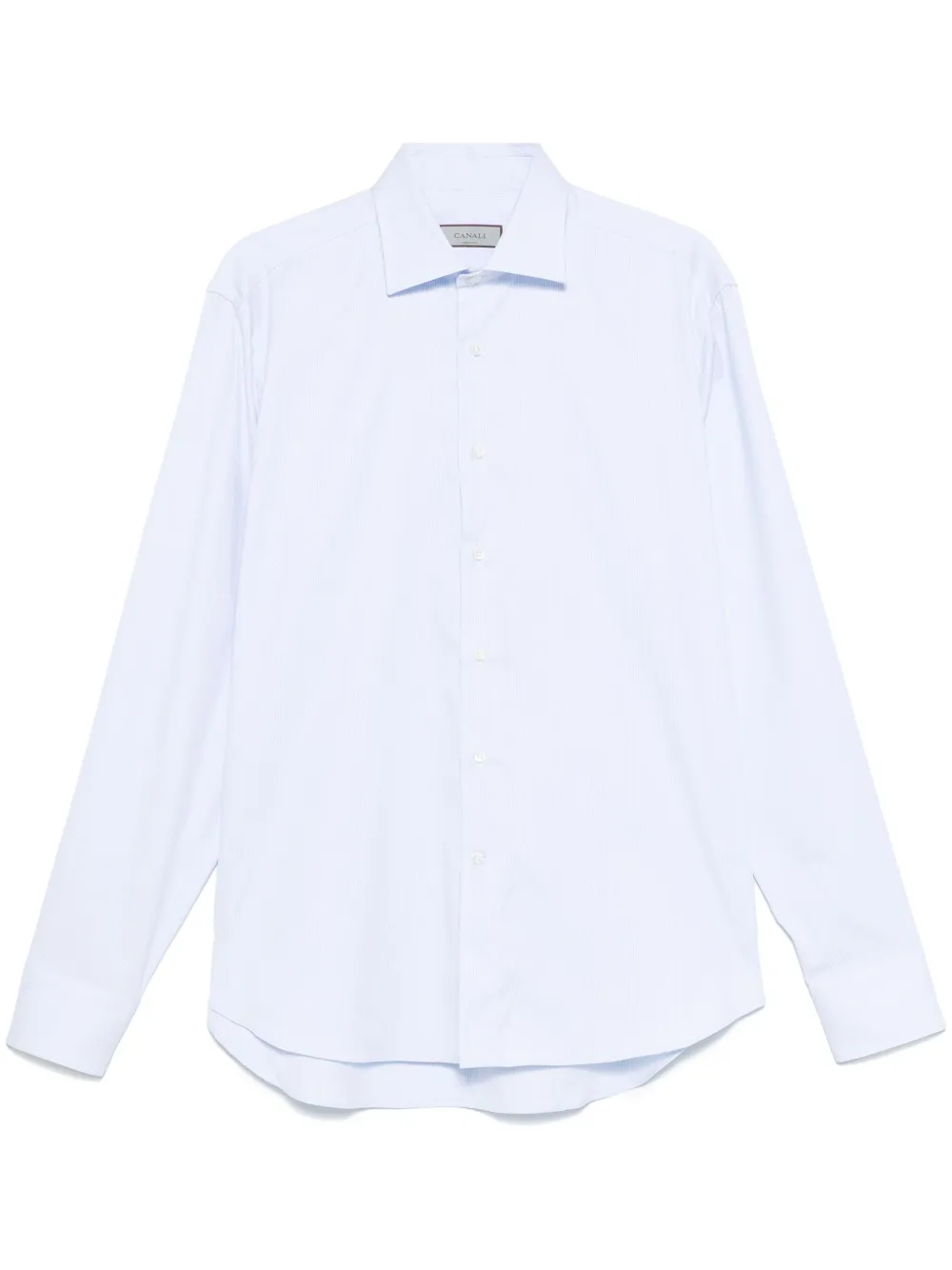 

Жаккардовая рубашка с узором Canali, синий