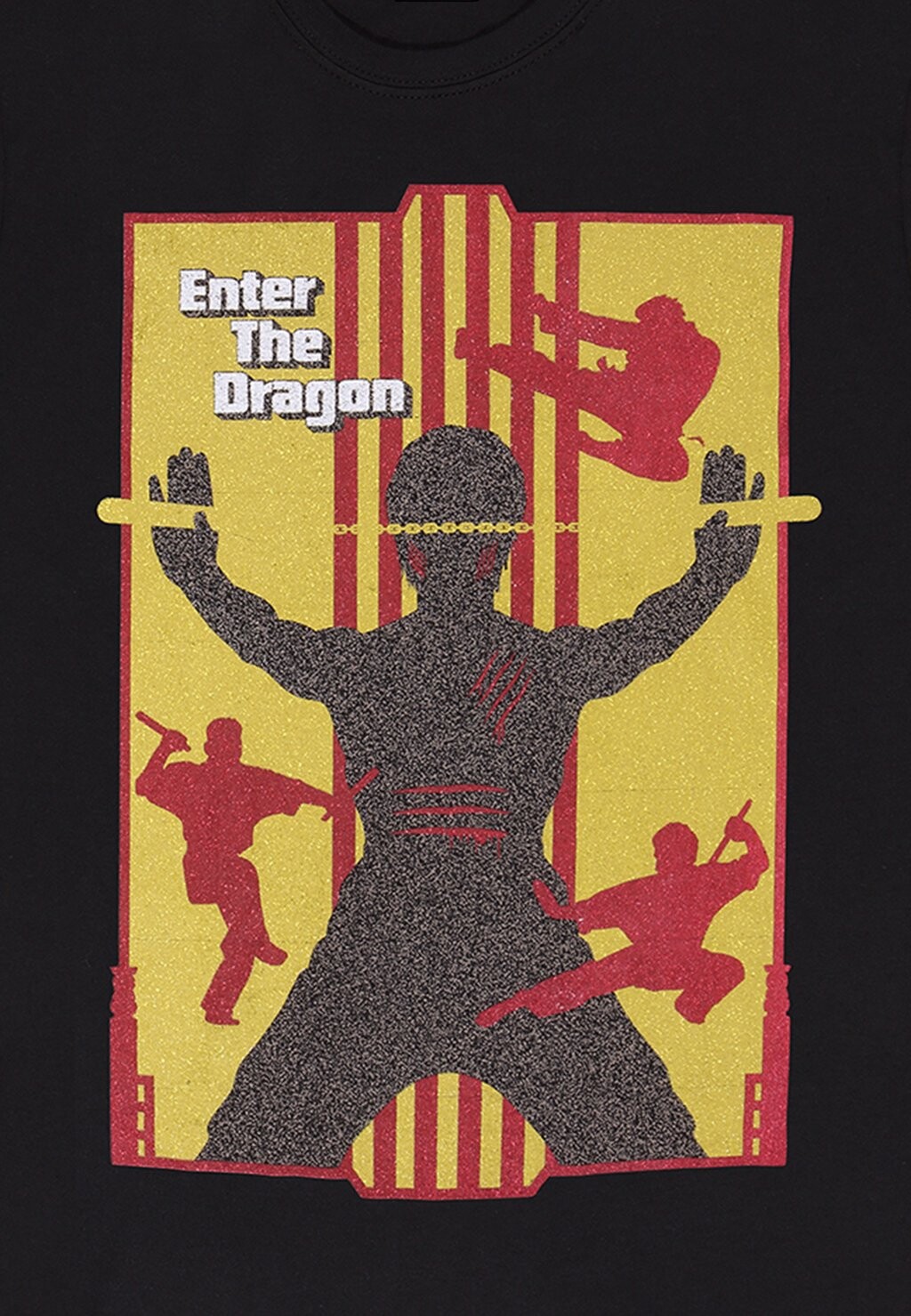 

Футболка с принтом BRUCE LEE ENTER THE DRAGON POSTER Henry Tiger, черный