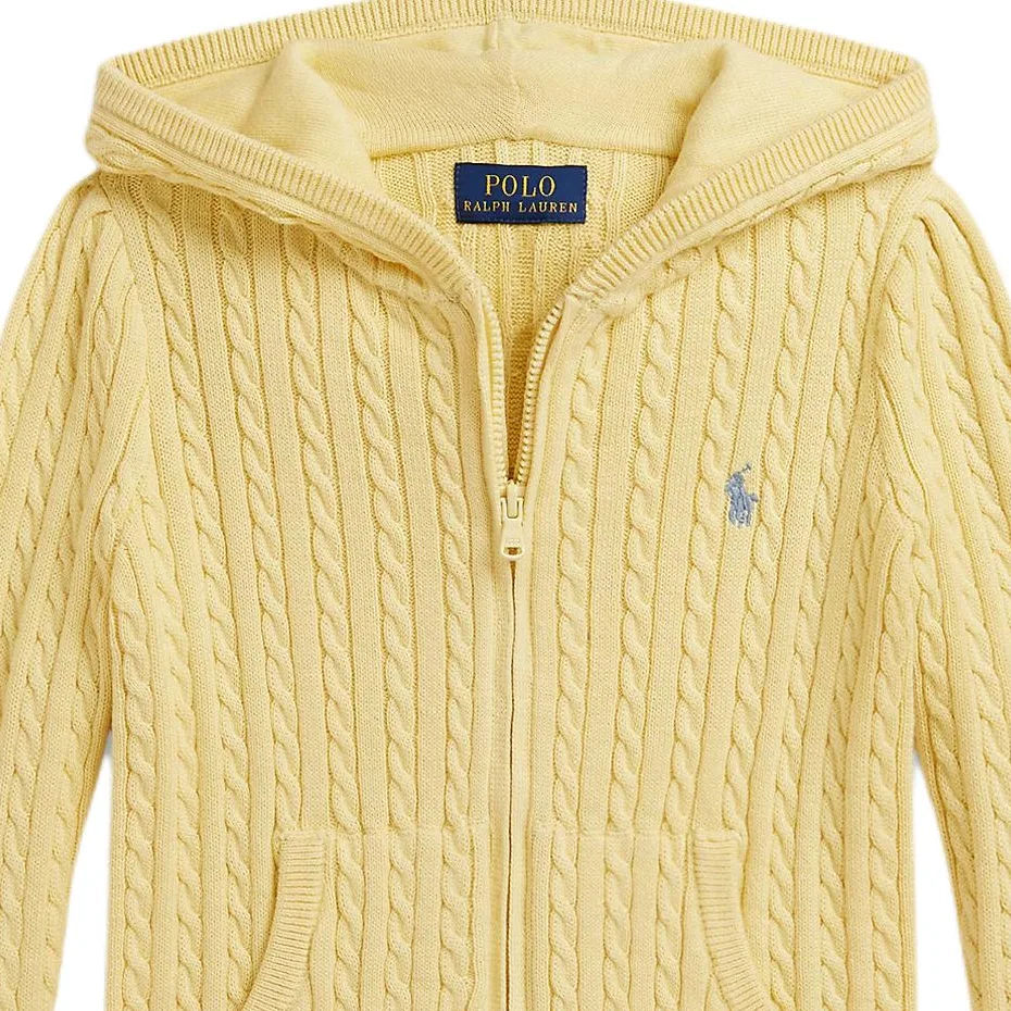 Свитер детский Polo Ralph Lauren желтый — фото 4