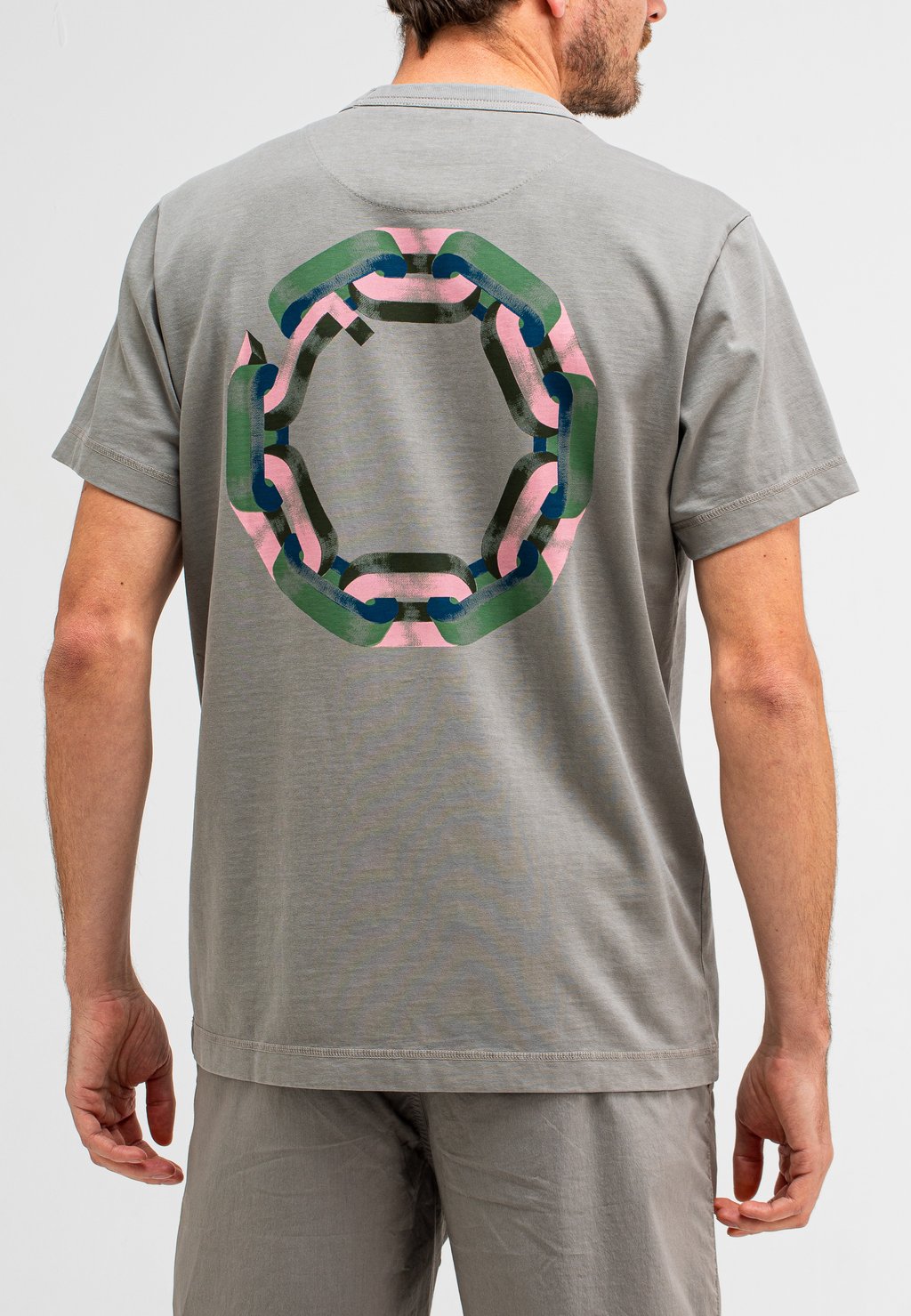 

Футболка с принтом BOB X MVG TEE Butcher of Blue, светло-серый