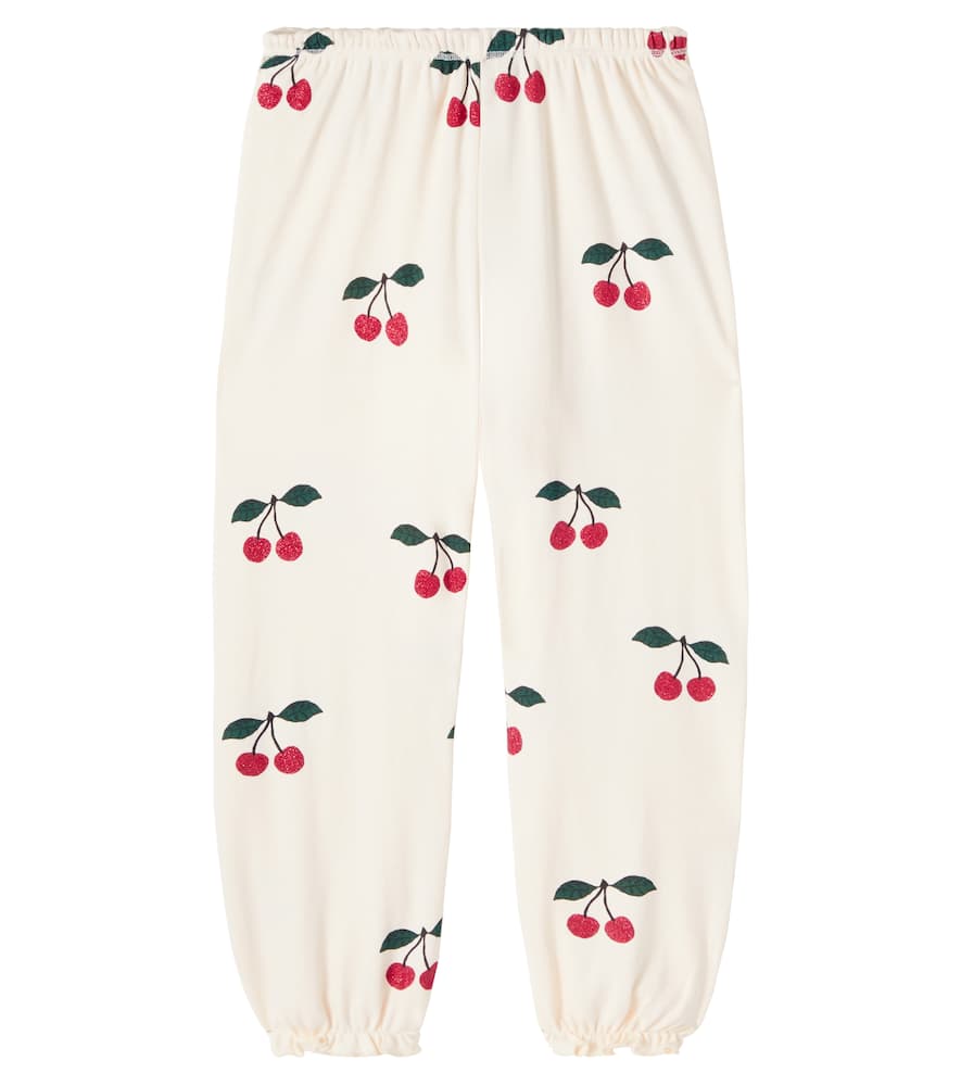 

Хлопковые брюки с принтом Malli Konges Sløjd, Ma Grande Cerise Glitter