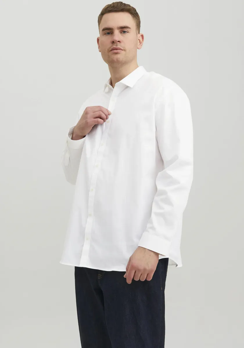 

Рубашка с длинными рукавами Jack & Jones PlusSize "JPRBLACARDIFF SHIRT", белый