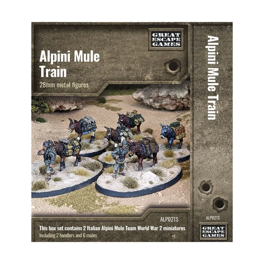 

Поезд-мул Alpini, WWII Miniatures - Italian Alpini (28mm)