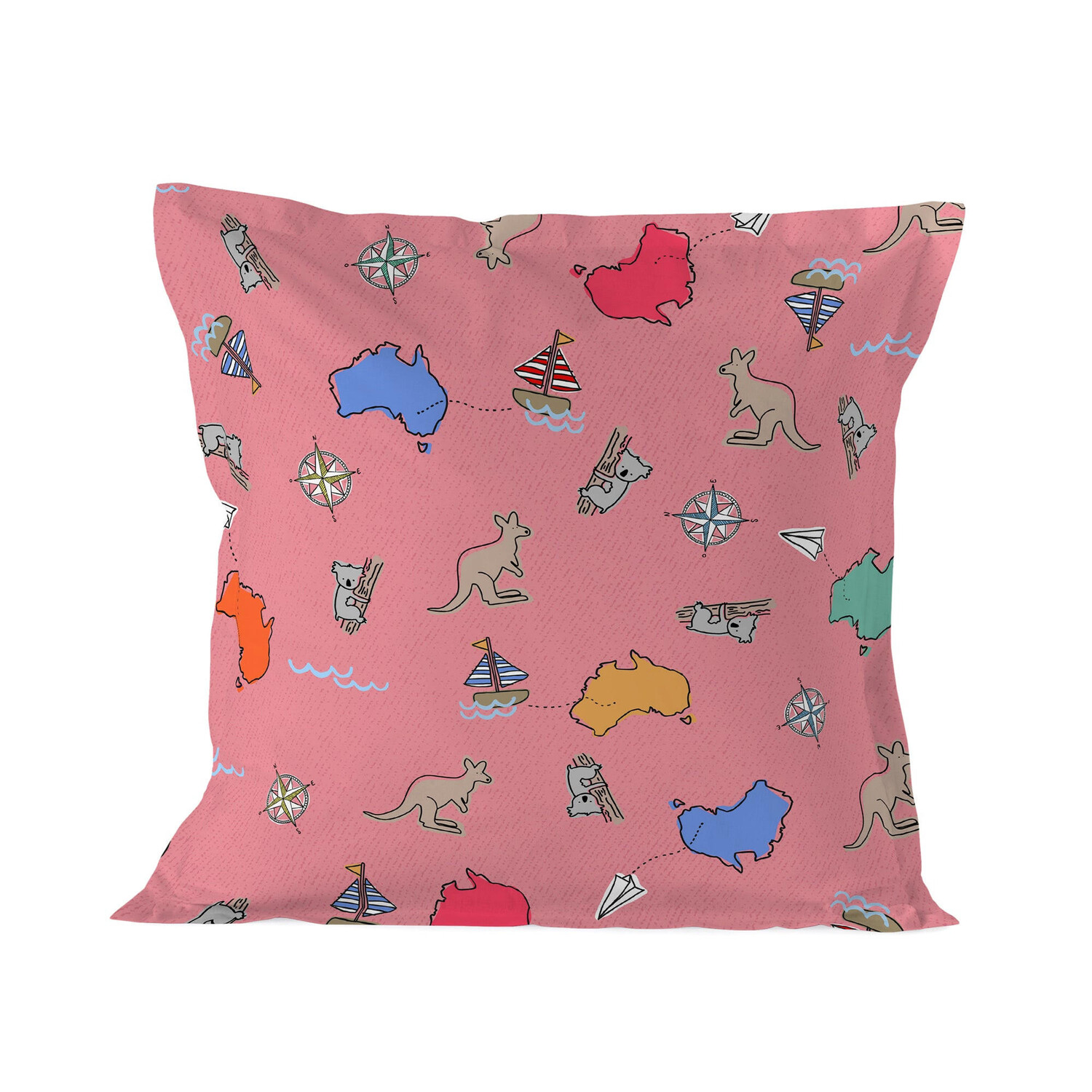

Наволочка Happy Friday, 60x60 см, многоцветный