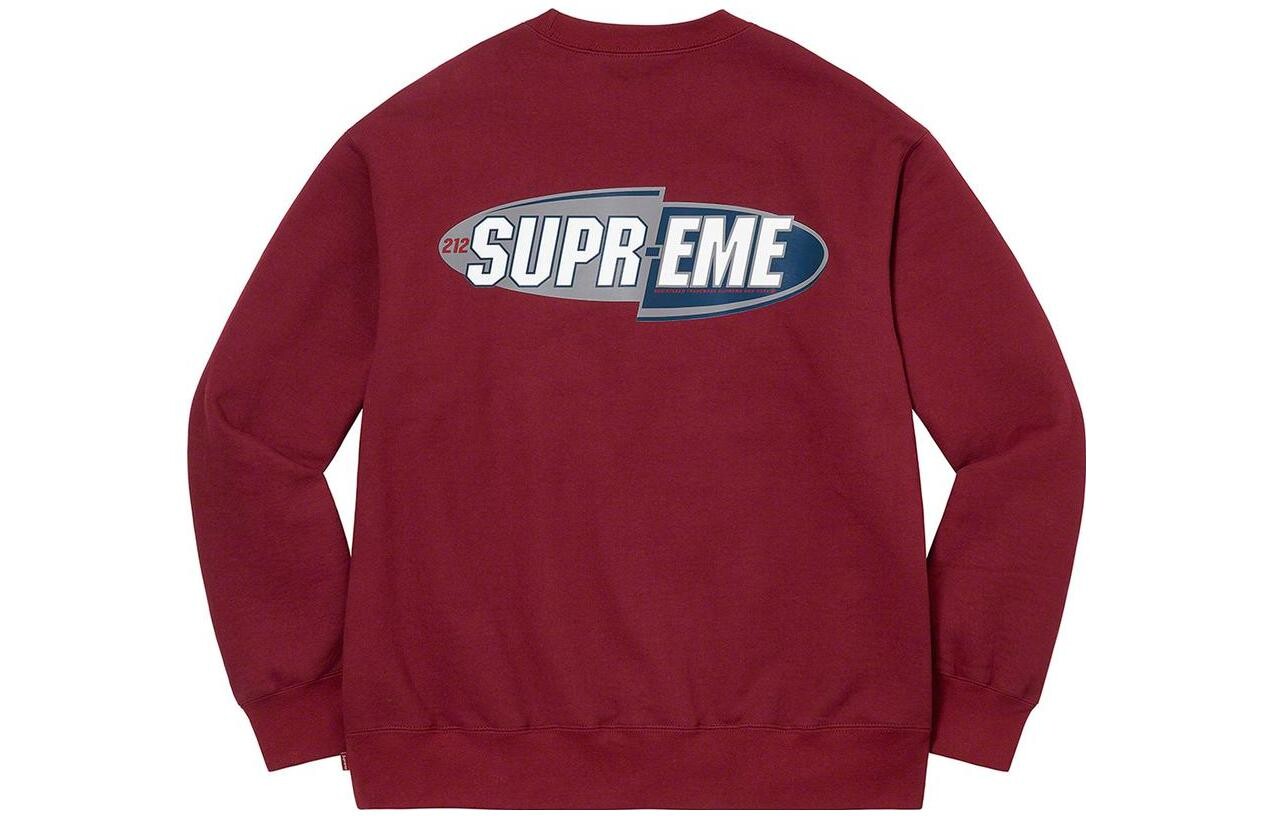 Fw22 Week10 Series Толстовка Унисекс Supreme, красный — фото 2