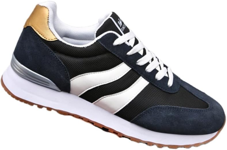 

Мужская обувь большого размера - легкие кроссовки и спортивная обувь. Легкие, удобные, дышащие, противоскользящие, повседневные мужские туфли Fmshi, темно-синий