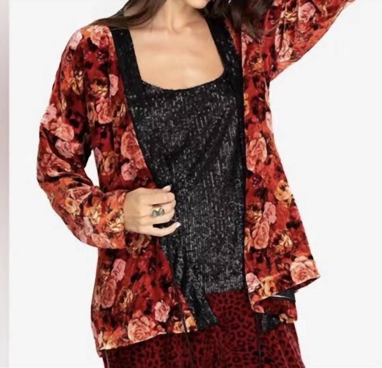 

Короткая куртка-кимоно Billie в цвете Multi Johnny Was