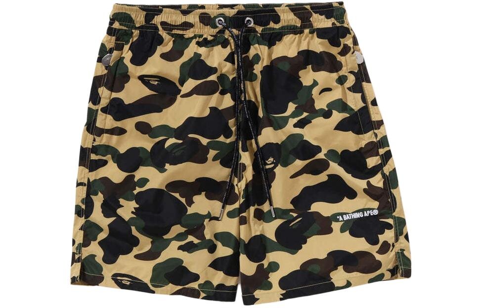 

1ST CAMO Series Повседневные шорты унисекс A Bathing Ape, коричневый