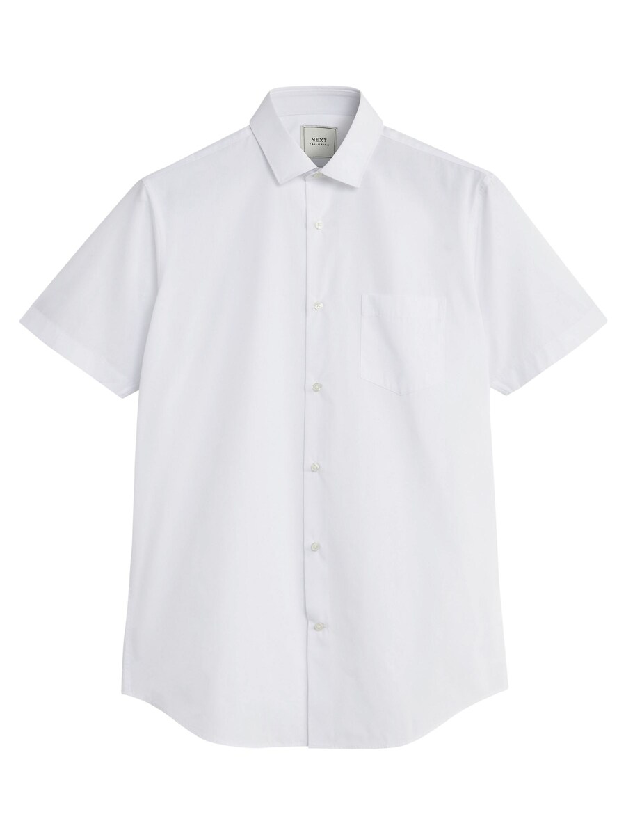 

Повседневная рубашка Next Regular fit Button Up Shirt, белый