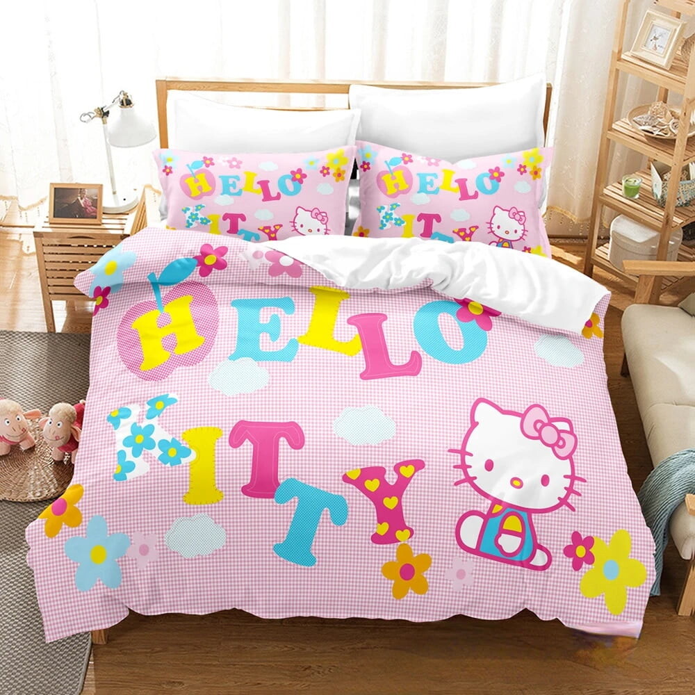 

Комплект постельного белья Kawaii Hello Kitty, разноцветный
