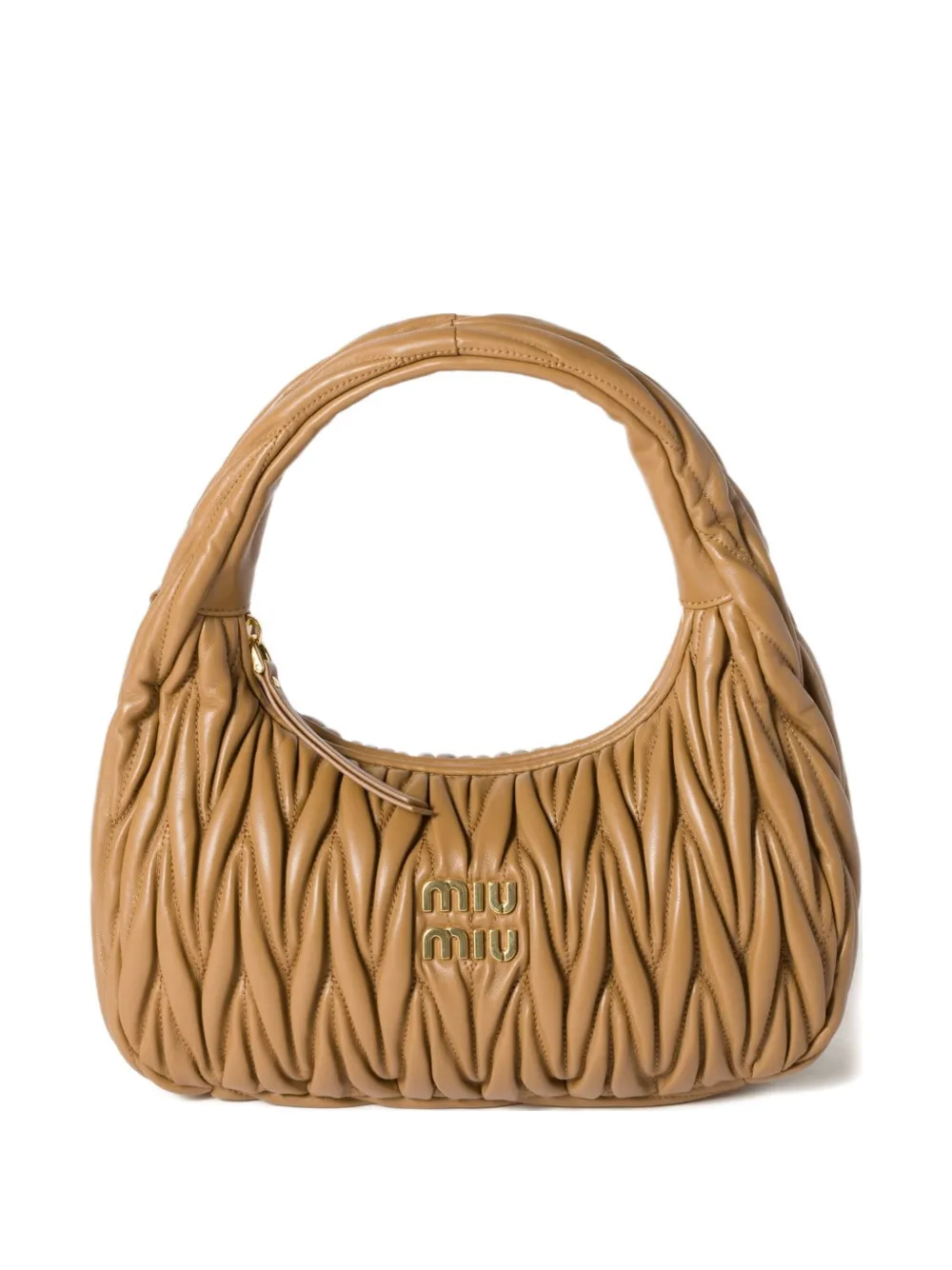 

Стеганая сумка на плечо Wander MIU MIU, коричневый