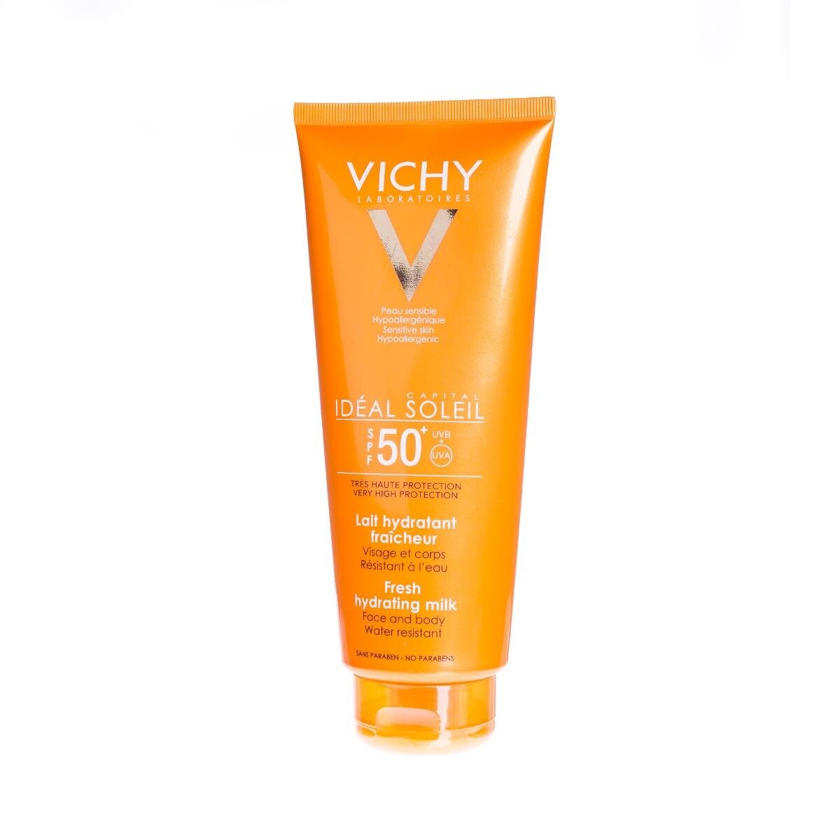 

Vichy, Ideal Soleil, защитное молочко для лица и тела, SPF 50+, 300 мл