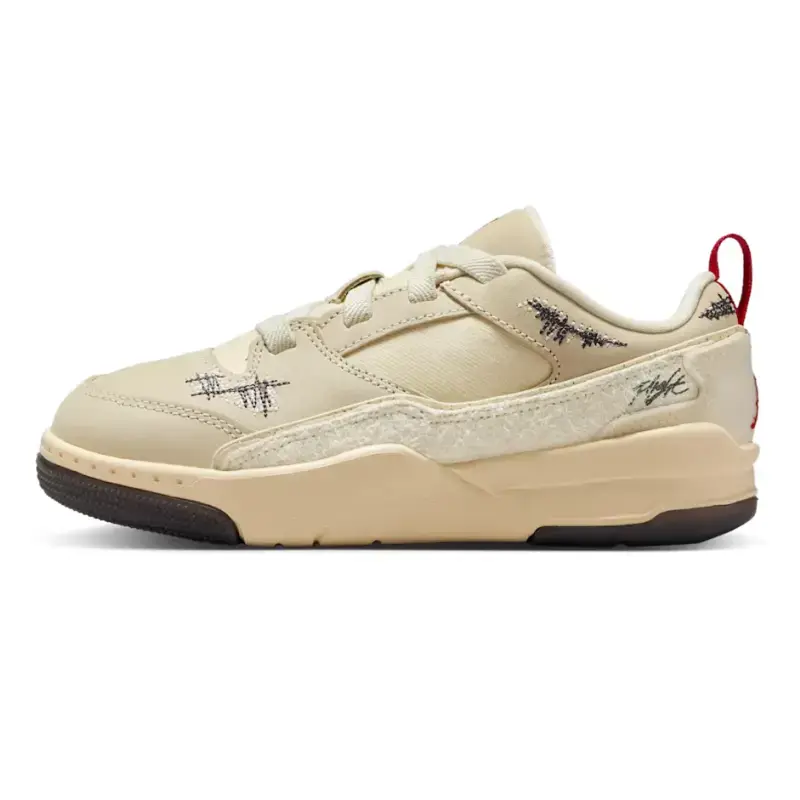 

Jordan Кроссовки баскетбольные низкие Téla D'Amore x FLIGHT COURT детские бежевые