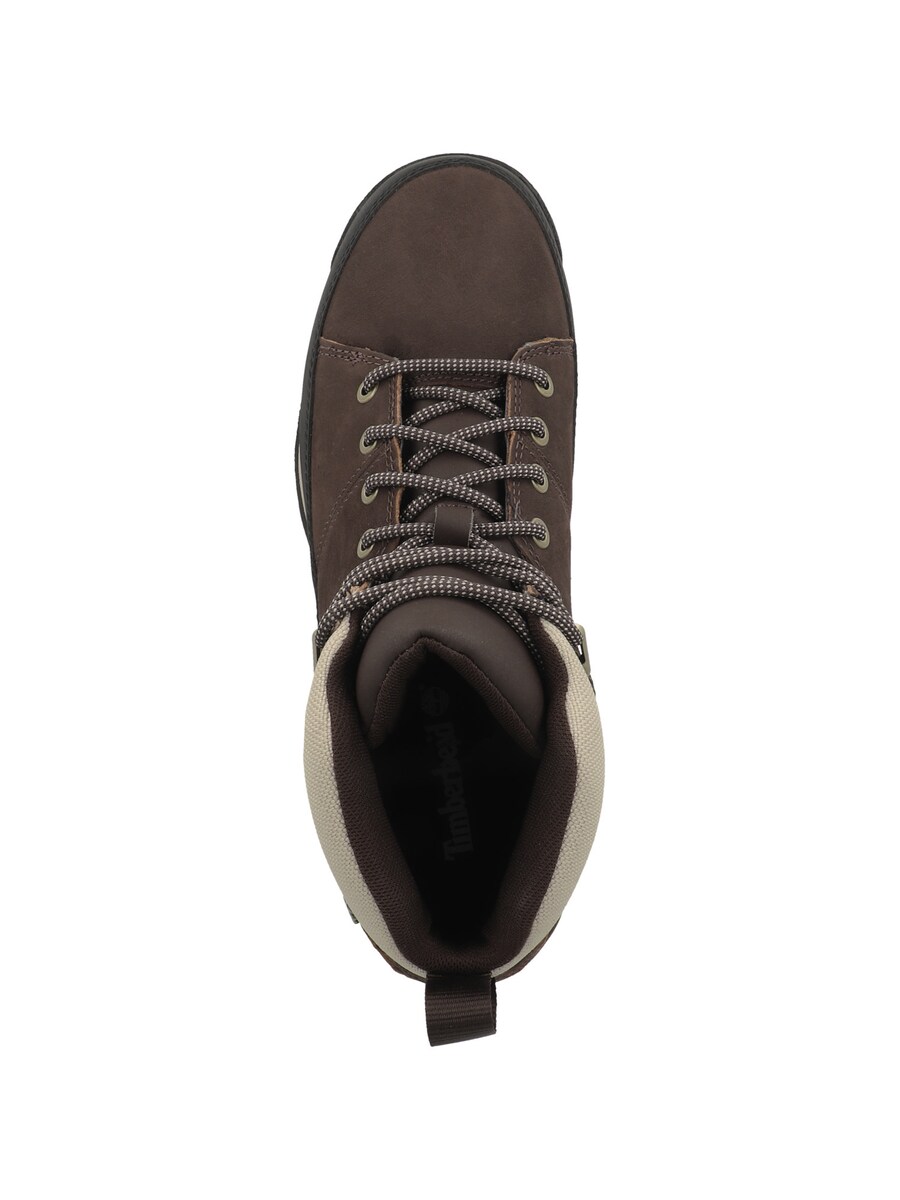 Мужские ботинки TIMBERLAND Euro Rock Mid Hiker замшевые на шнуровке, темно-коричневый — фото 2