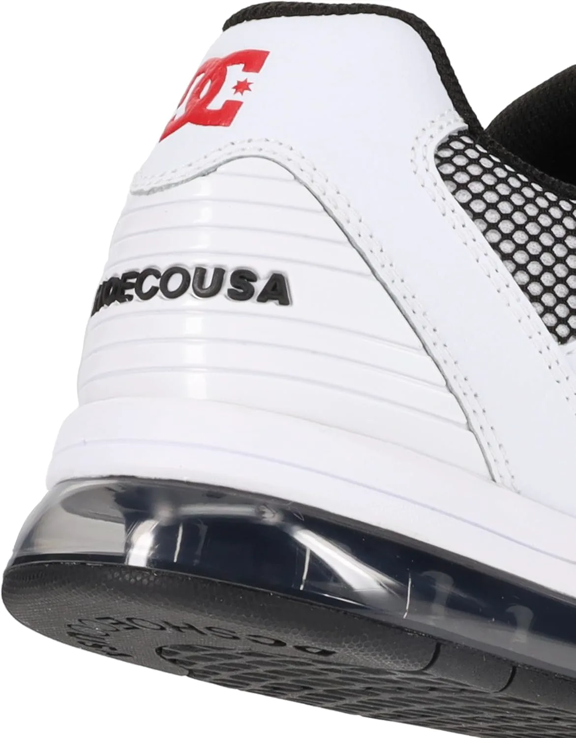 Мужские универсальные кроссовки DC Shoes, белый/черный/красный — фото 4