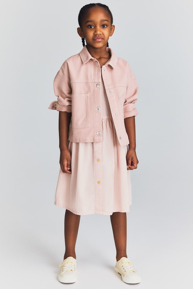 

Платье из хлопка H&M, розовый