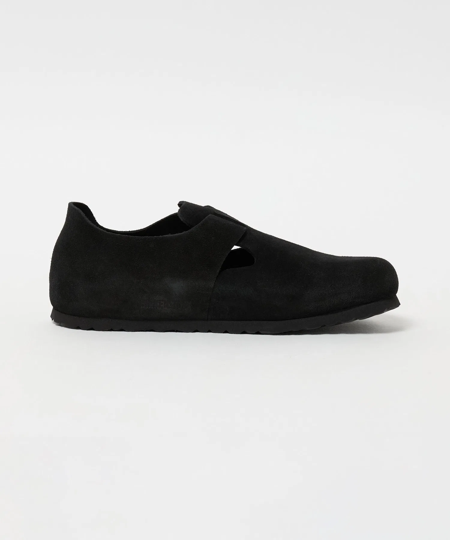 Мужские кожаные клоги BIRKENSTOCK London чёрные — фото 4