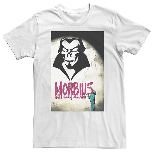 

Футболка Marvel Morbius the Living Vampire с граффити Big & Tall Licensed Character