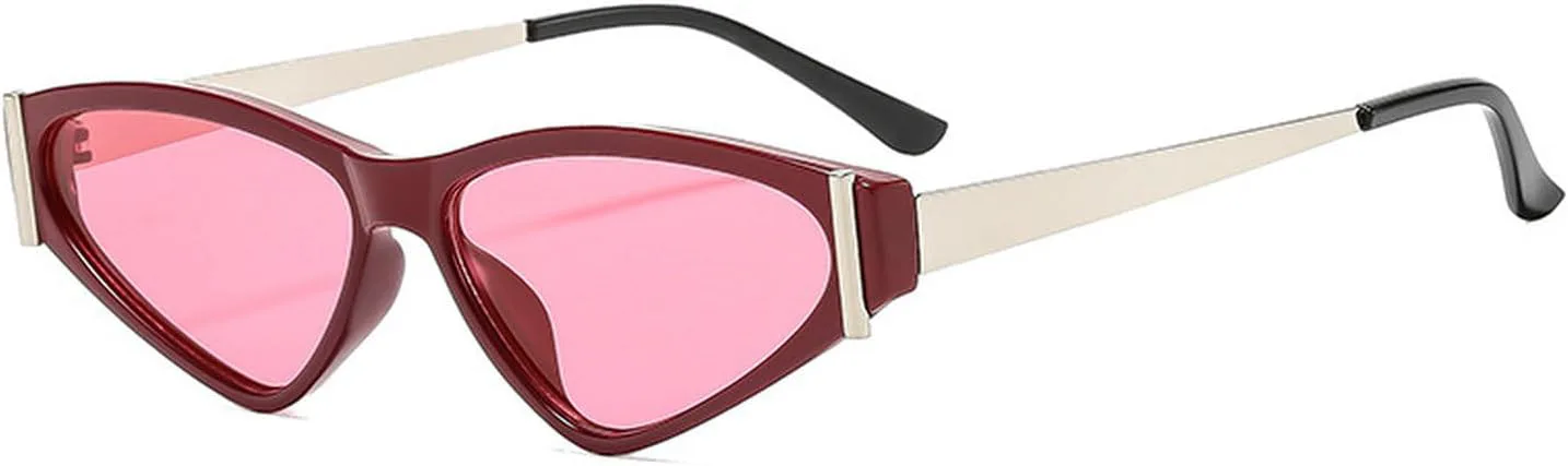 

Laureles Модные маленькие солнцезащитные очки «кошачий глаз» для женщин и мужчин, для активного отдыха и вождения, с леопардовым и шампанским принтом, C4