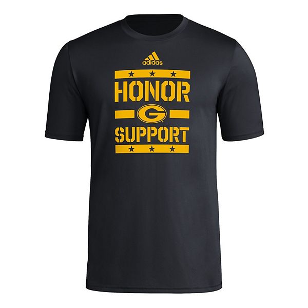 Мужская черная футболка Grambling Tigers Honor & Support Pre-Game Adidas — фото 3
