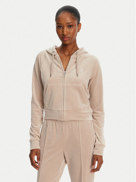 

Облегающая толстовка Madison JCWA122001 Juicy Couture, бежевый