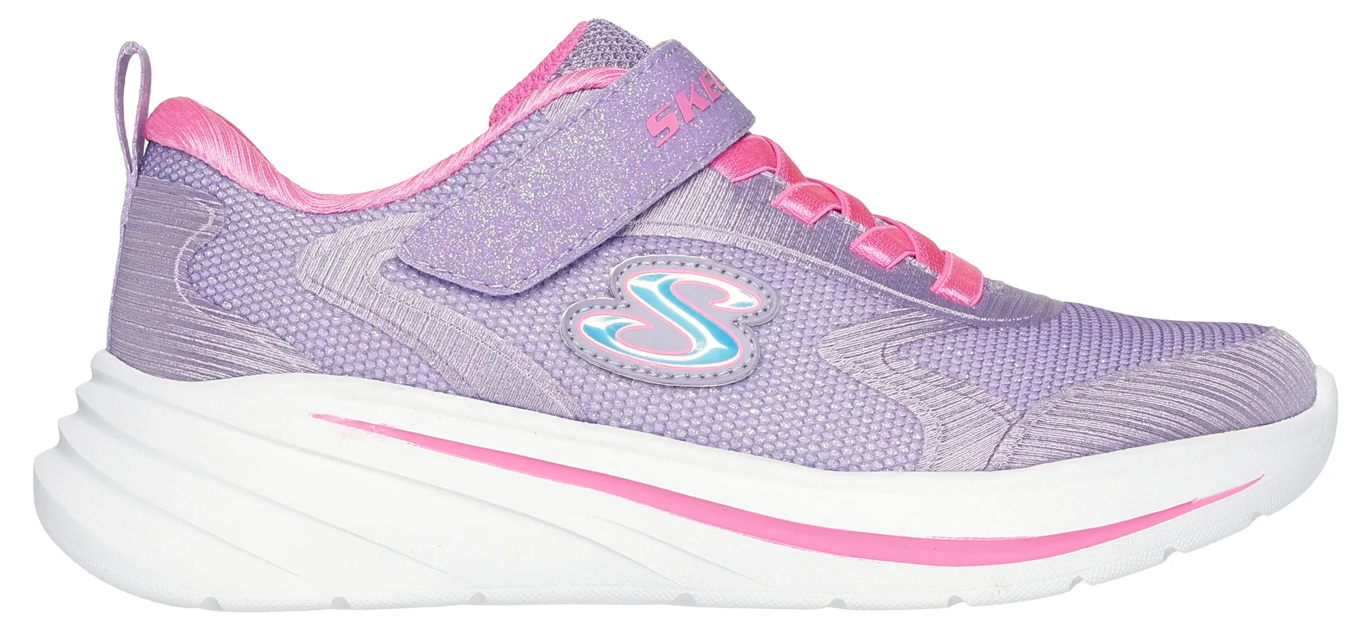 Детские кроссовки Skechers "WAVE 92", обувь на липучке, повседневная обувь на резинке и застежке-липучке Skechers Kids, цвет Lavendel — фото 2
