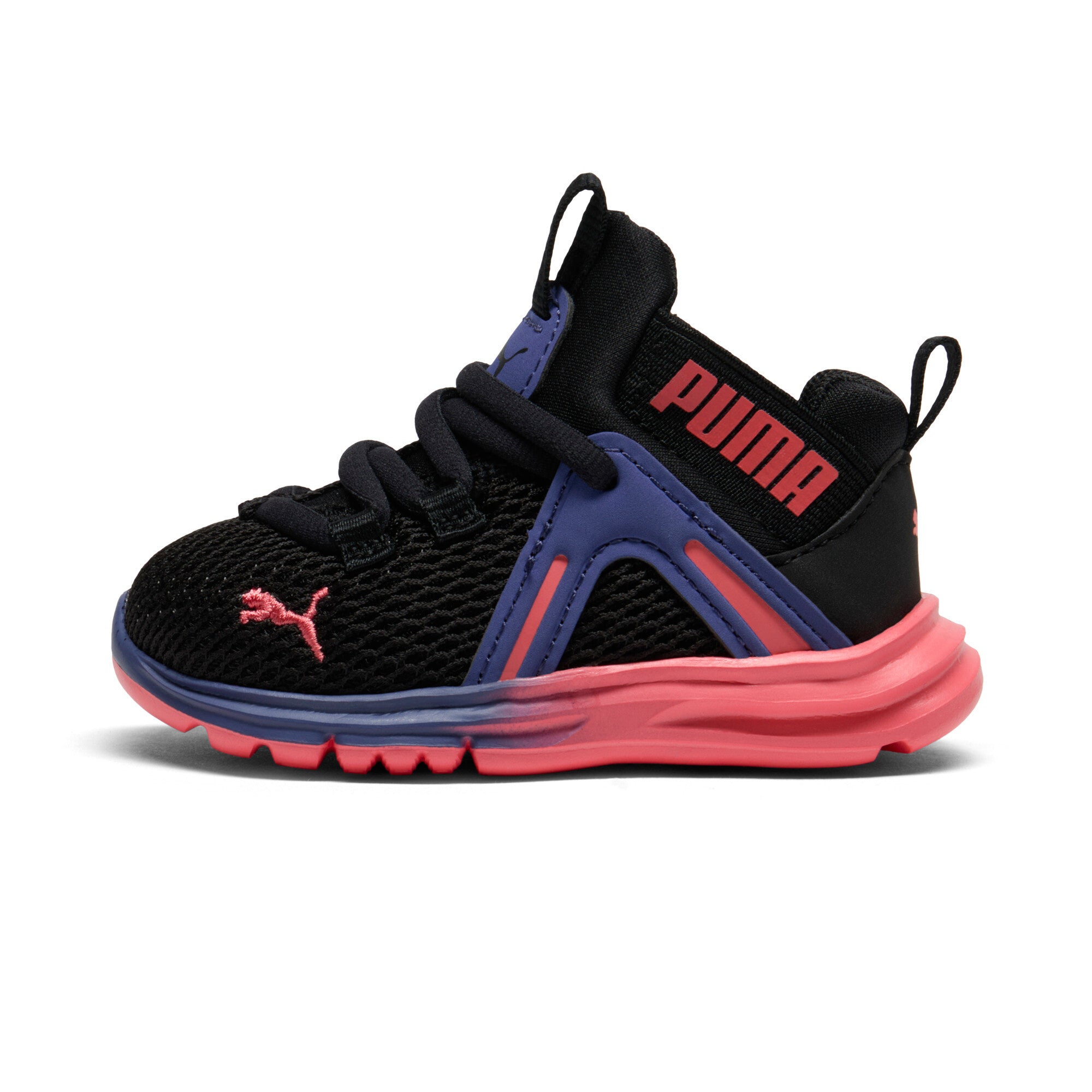 

Кроссовки PUMA Enzo 2 Sunset для девочек-малышей, цвет black/peach frost/blue crystal