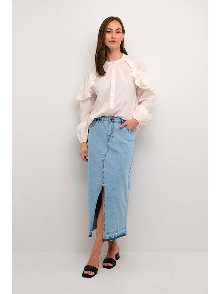 

Длинная юбка CULTURE Jeans, голубой