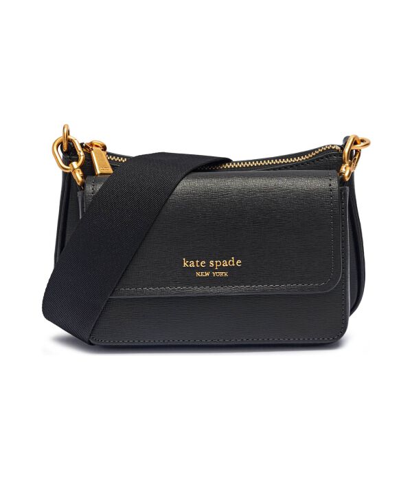 

Кожаная сумка через плечо 4в1 Kate Spade, черный