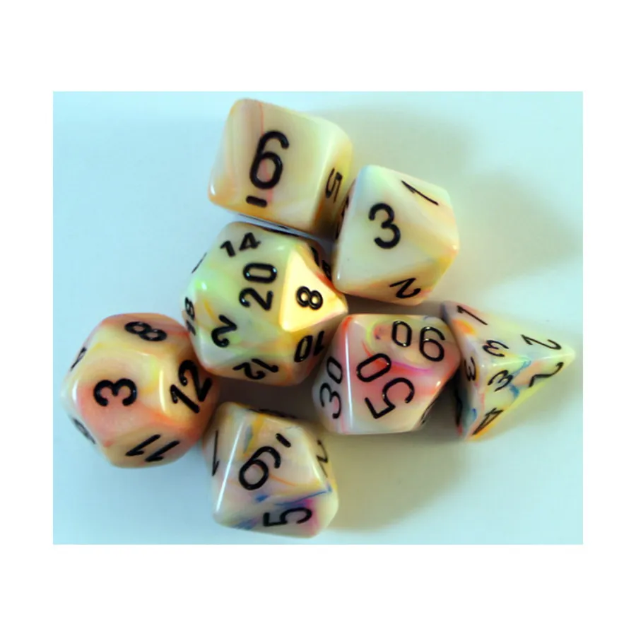 

Поли-комплект «Цирк» с черным (7), Dice - Festive - Poly Sets (Chessex)