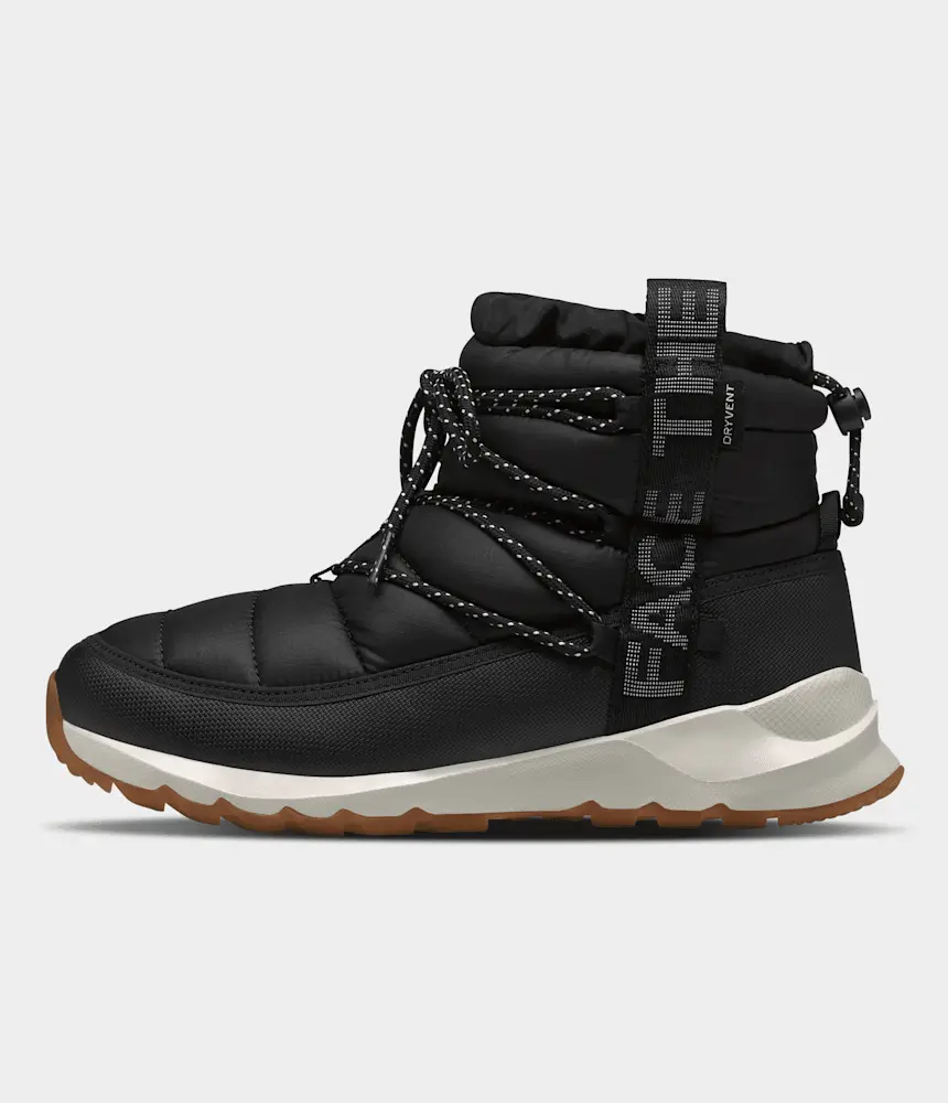 Женские водонепроницаемые ботинки THERMOBALL со шнуровкой The North Face, TNF Black/Gardenia White