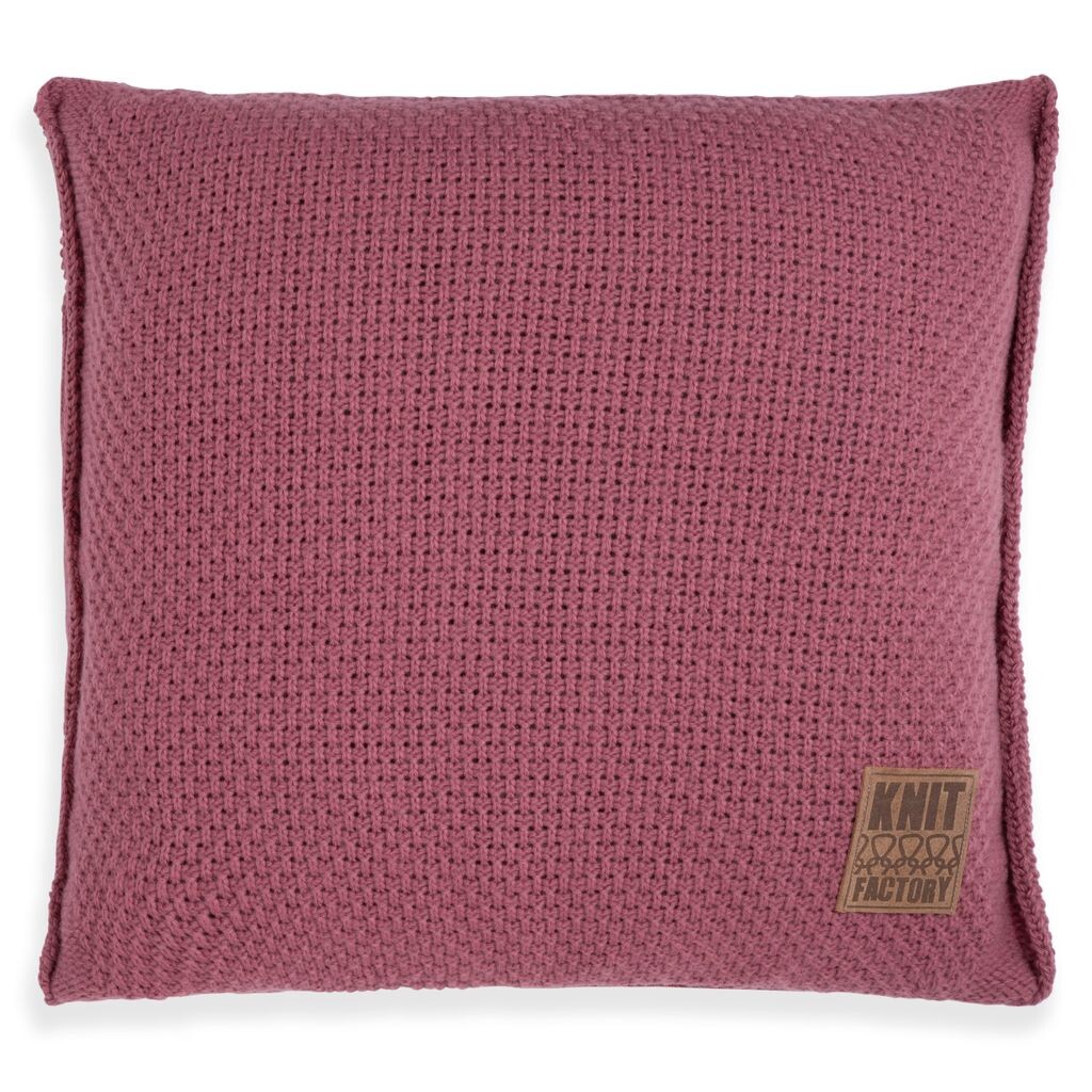 

Подушка Knit Factory Jesse - Каменно-красный - 50x50 см