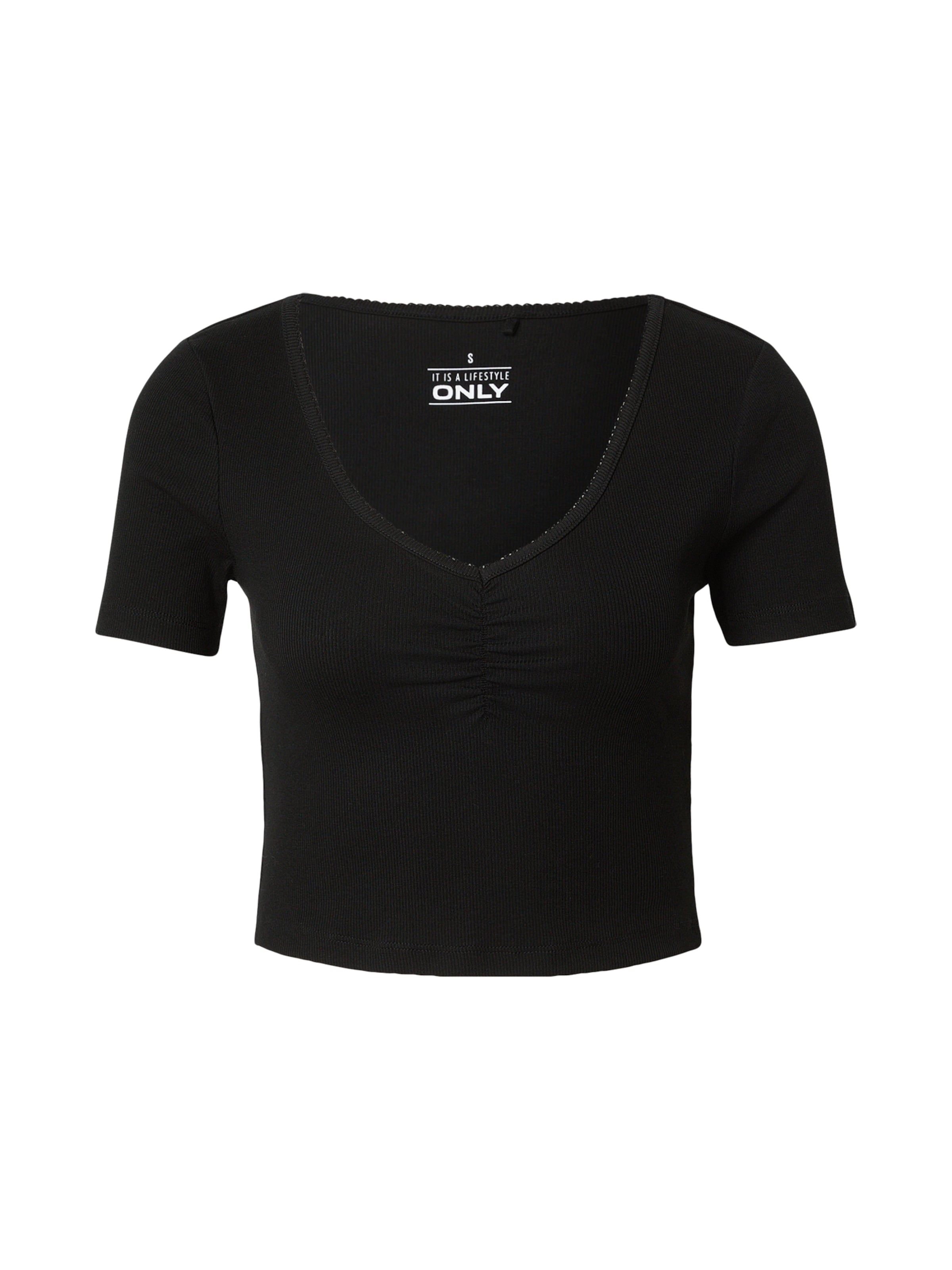 

ONLY Футболка 'ONLBetty' в черном цвете, Черный, ONLY Футболка 'ONLBetty' в черном цвете