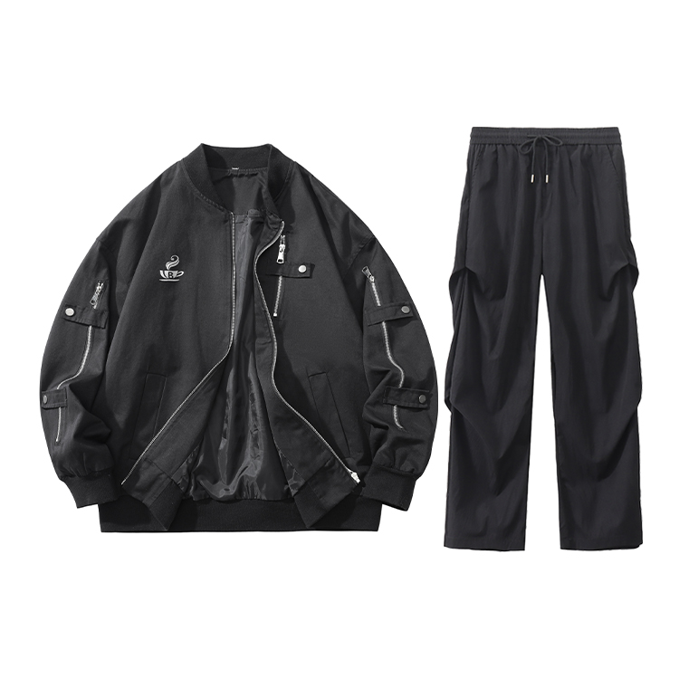 

BRUMAIRE Куртка Unisex, Set (Black Top + Black Pants)