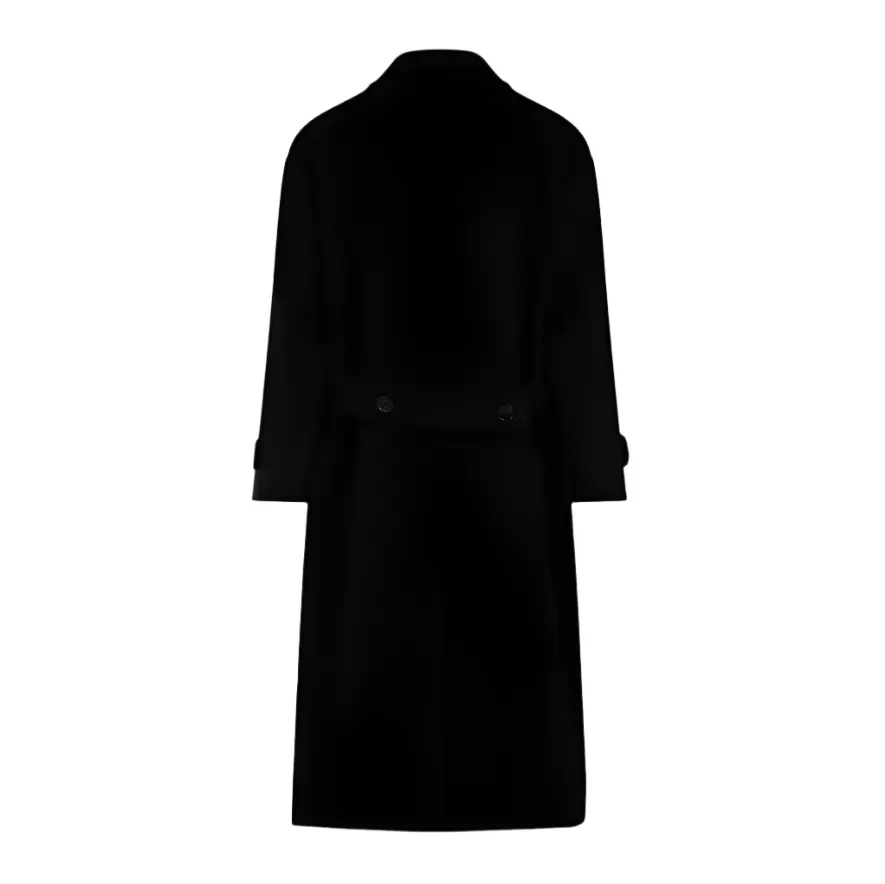 

Мужское шерстяное длинное пальто Tom Ford черного цвета, Черный, Мужское шерстяное длинное пальто Tom Ford черного цвета