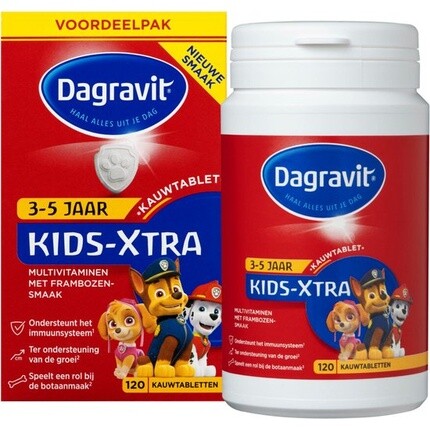

Kids-Xtra 3-5 лет - Витамины - 120 жевательных таблеток Dagravit