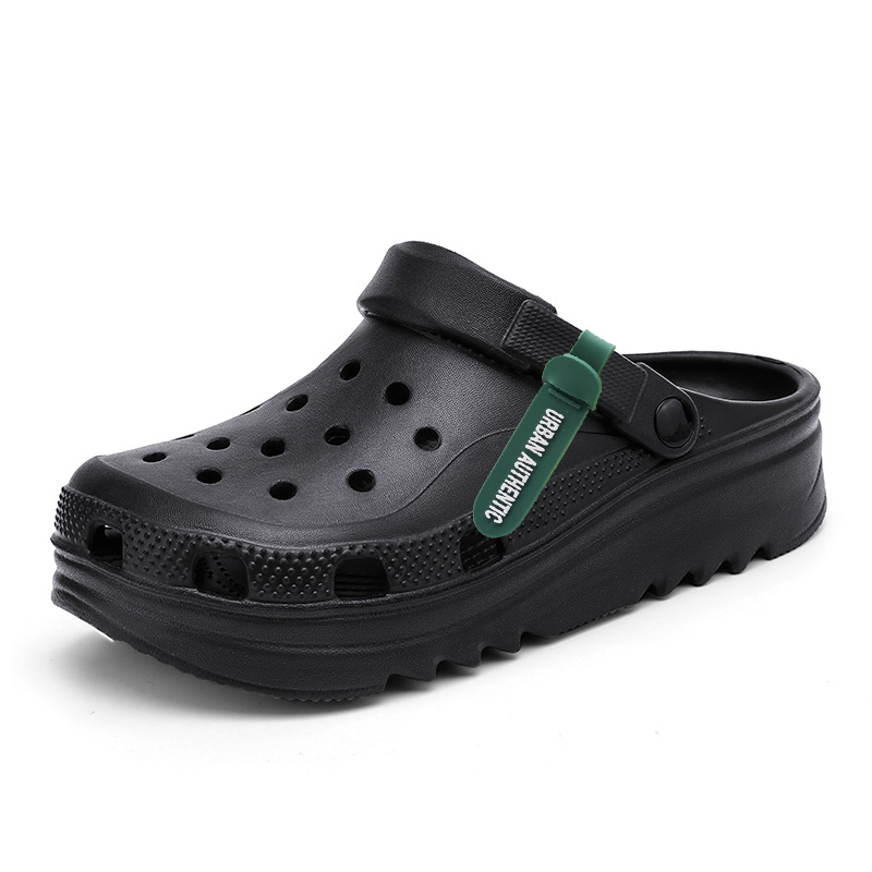 

URBAN AUTHENTIC Клоги унисекс черные, цвет Black