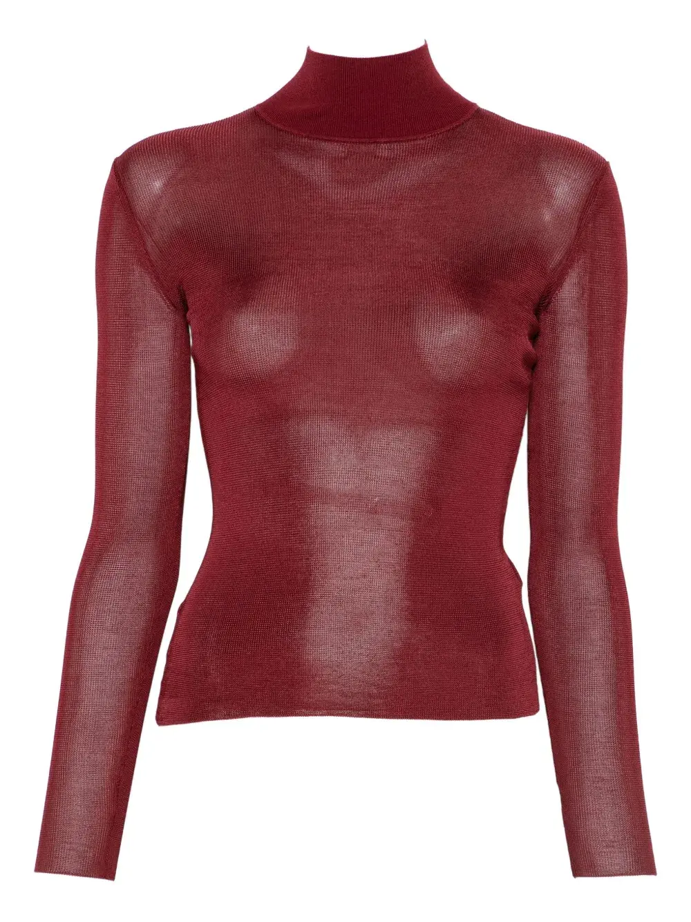 

Водолазка с длинными рукавами Self-Portrait, красный