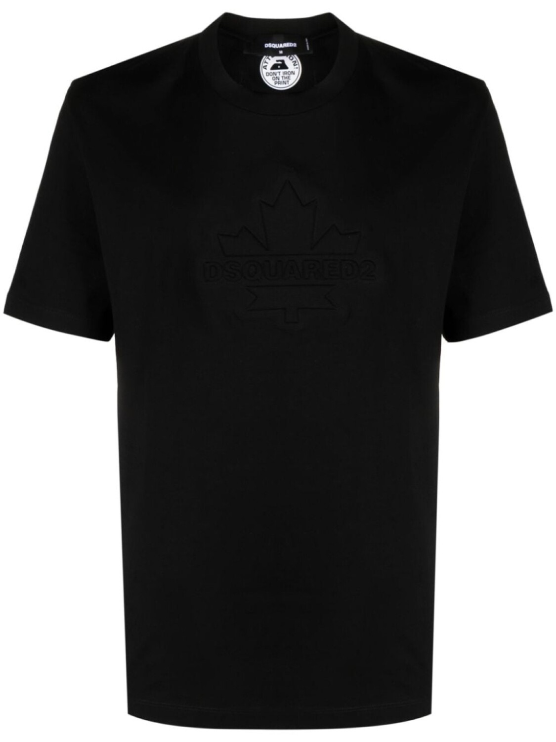 

Dsquared2 футболка с тисненым логотипом, черный