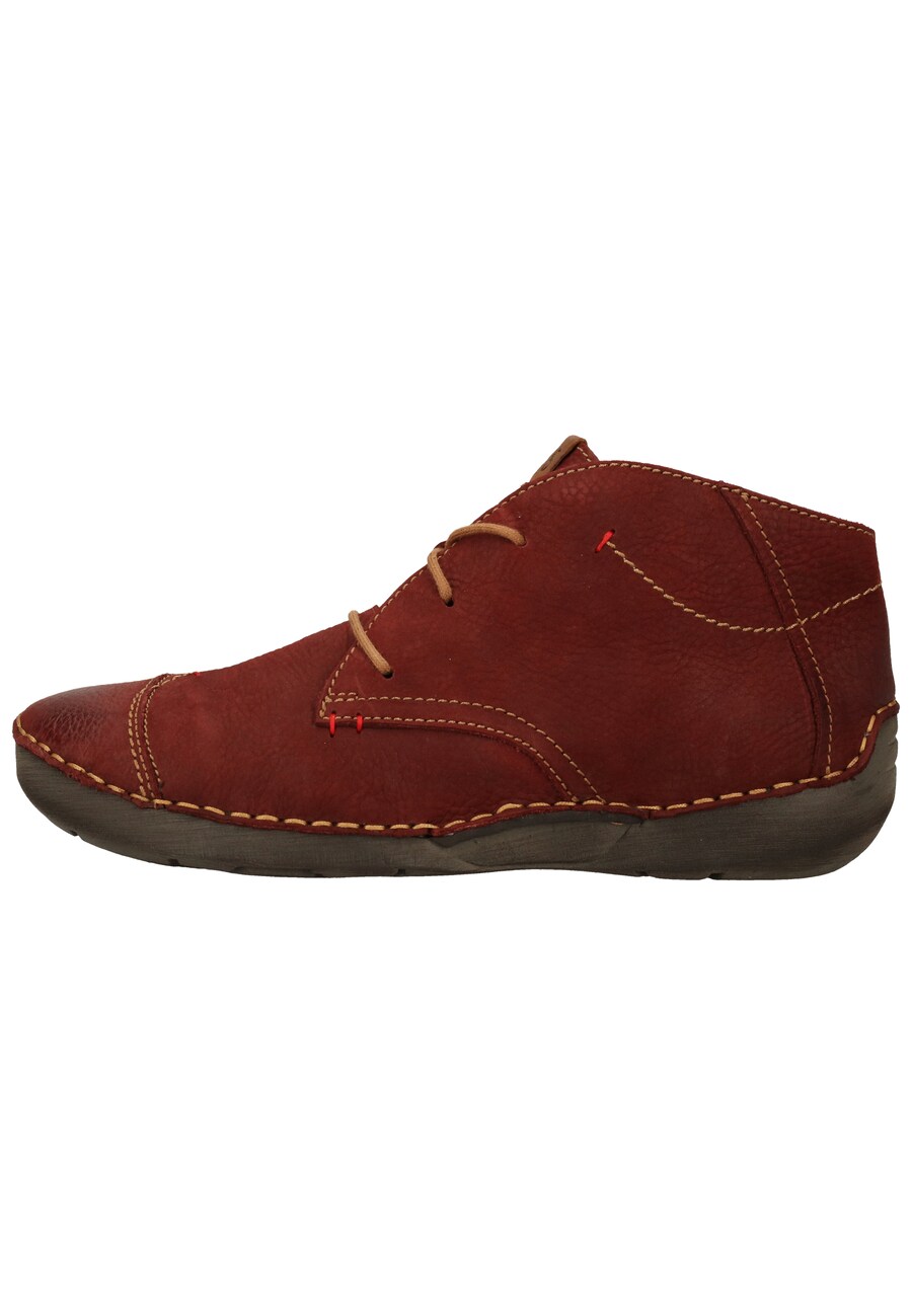 Ботильоны на шнуровке JOSEF SEIBEL Lace-Up Ankle Boots Fergey, бордо — фото 2