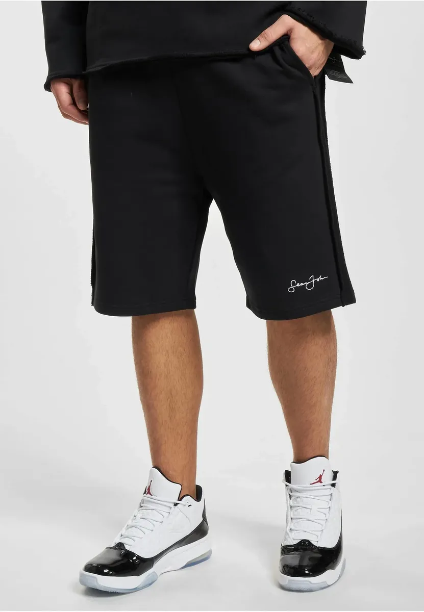 

Тканевые брюки Sean John " Sean John Men's JM231-002-02 SJ Script Logo Terry Shorts" (1 шт.), черный