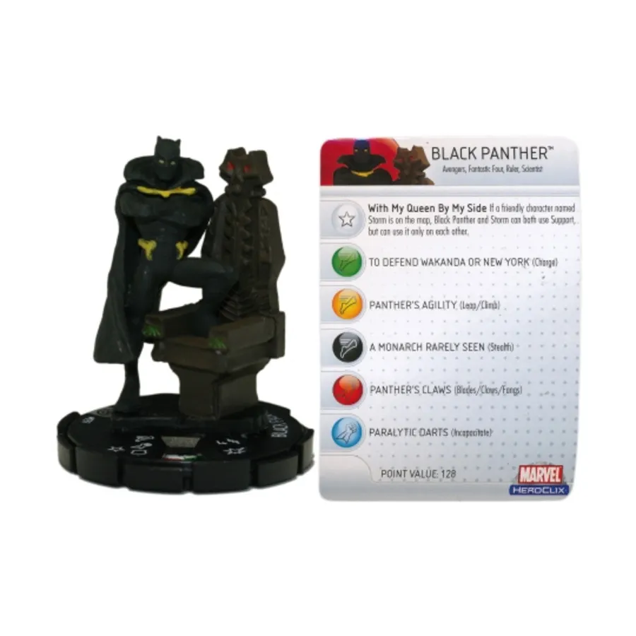 

Черная Пантера, Marvel HeroClix - Captain America - Singles