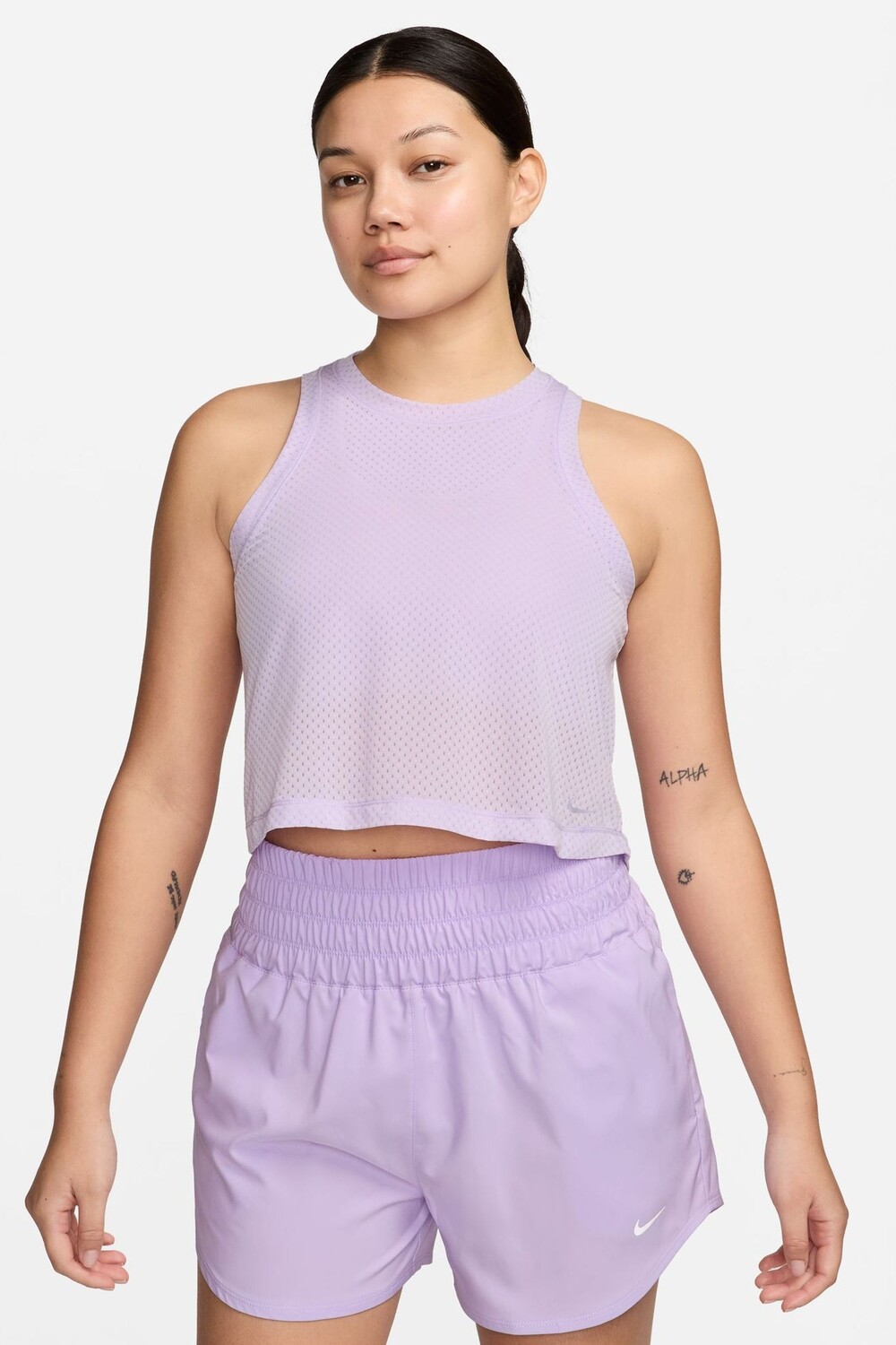 

Классический топ Dri fit one из дышащего материала Nike, фиолетовый
