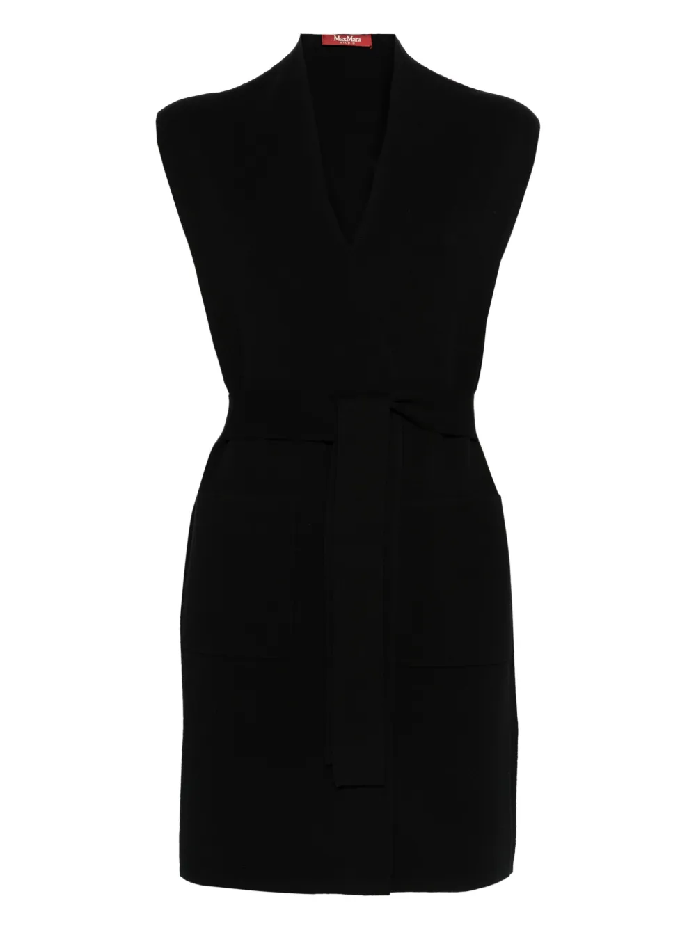 

Вязаный жилет MAX MARA, черный