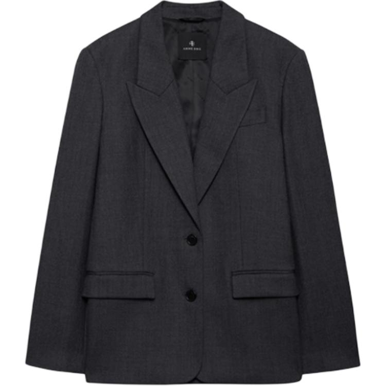 

Anine Bing Пиджак Ross, Dark Heather Gray