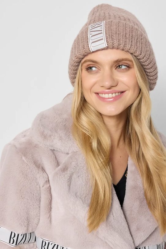

Шапка с добавлением шерсти LORRO Bizuu, бежевый